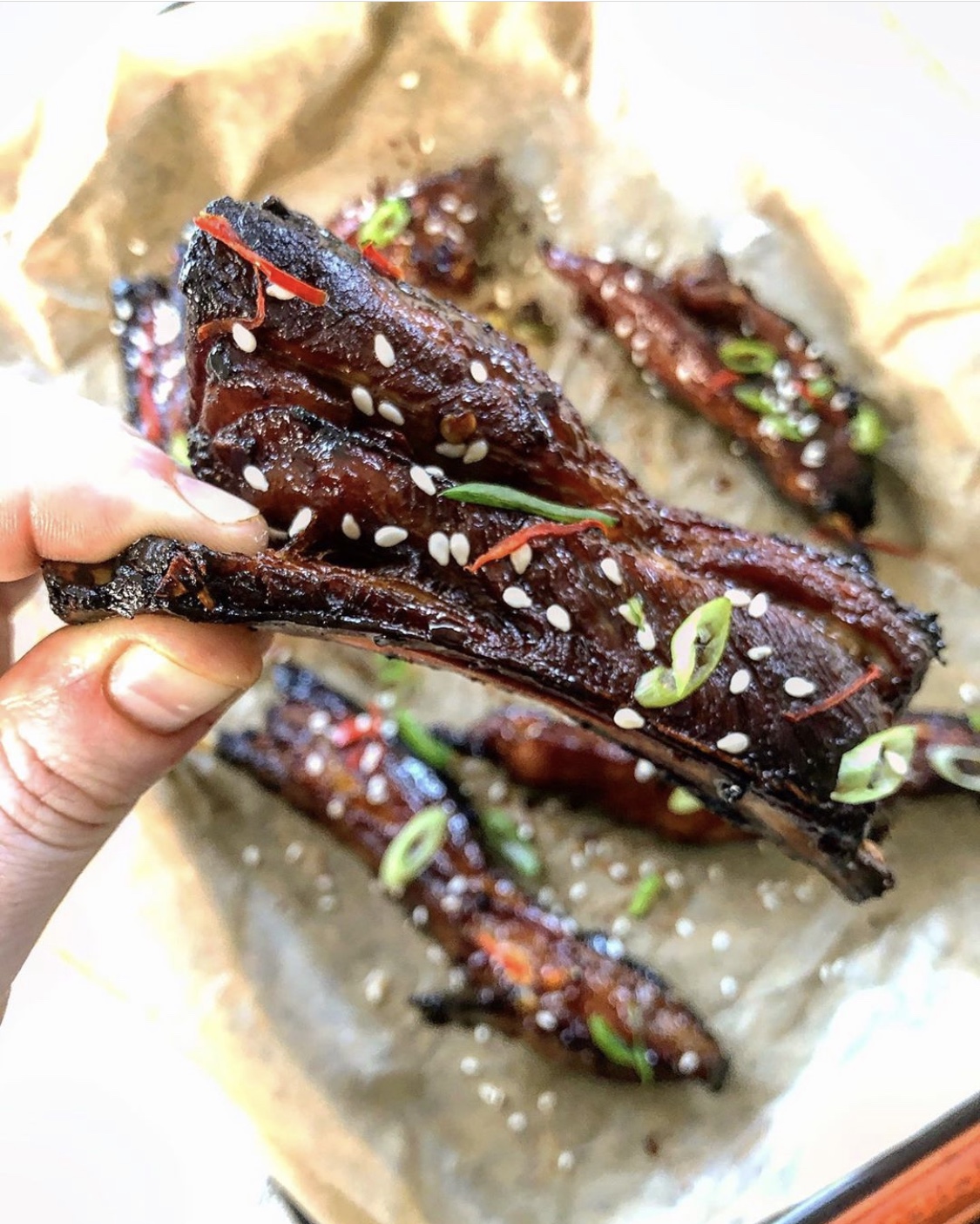Sticky Asian Lamb Ribs Recipe Katie Cooks